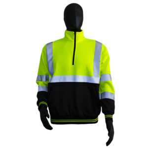 Sweatshirts Class 3 Hooded Sweatshirt, 1/4 Zipper Front, Kangaroo Pocket [size: S-6X]
