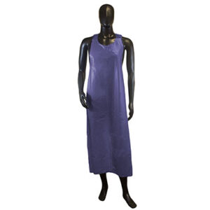 Vinyl Die Cut Aprons 6 mil, Blue, 35 x 45