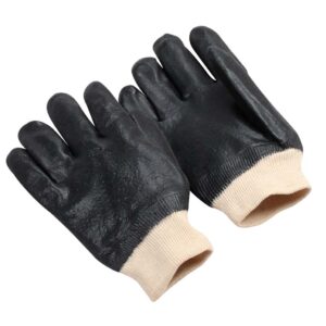 Black, Double Dipped, Rough Finish