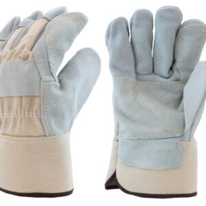 White Fabric, Sewn with Kevlar®, Rubberized Cuff