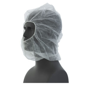 Beard & Hair Cover Combo Nylon, Blue, Beard & Hair Cover, 21", 100/bag