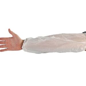 Sleeves White, Embossed, .02 mm, 18” Long