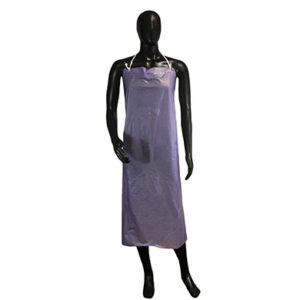 Aprons with Strings 6 mil, Blue, 35 x 45