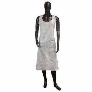 Polyethylene Disposables White, Embossed, 36 x 52, Bulk Pack, 100/bag