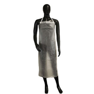 Aprons with Strings 6 mil, Clear, 35 x 45