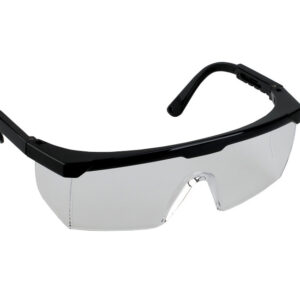Safety Glasses Valiant, Clear Anti-Fog Lens, Black Frame, 12 ea/box
