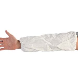 Sleeves White Microporous Sleeves, 18", Elastic on Both Ends