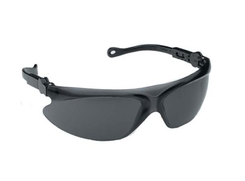 Safety Glasses Squire-C, Smoke Lens, Black Frame, 12 ea/box