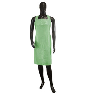 Polyethylene Disposables Green, Smooth, .02 mm, 28 x 46, 100/bag