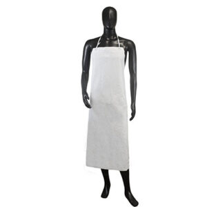 Aprons with Strings 8 mil, White, 35 x 45
