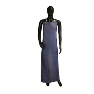 Aprons with Strings 6 mil, Blue, 35 x 48, Thread Sewn Edges