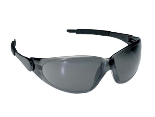 Safety Glasses Galahad, Smoke Lens, Black Frame, 12 ea/box