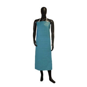 Heavy Duty Aprons with Strings .20 mm, Green, Stomach Patch, 35 x 48