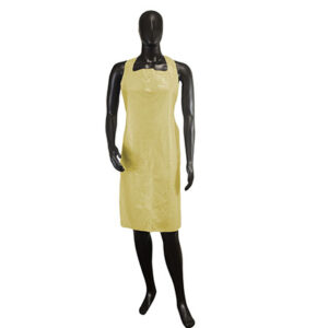 Polyethylene Disposables Yellow, Smooth, .04 mm, 28 x 46, 100/bag