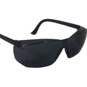 Safety Glasses Dragon, Smoke Lens, Black Frame, 12 ea/box