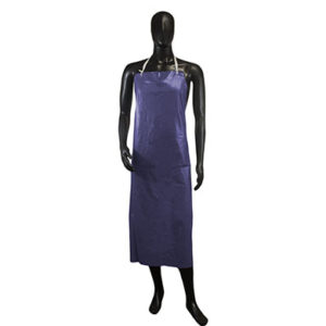Aprons with Strings 8 mil, Blue, 35 x 45