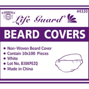 Beard Covers - Life Guard Brand, 1,000 Per Case