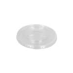 [1,000 ct] Plastic Cup Lids | 98 mm | PET | No Hole | Clear - Image 5