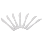 [1,000 ct] PP Plastic Premium Extra Heavy Weight Knives, White - Image 4