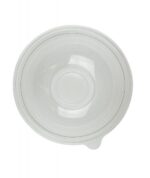 [500 ct] 16 oz Disposable Salad Bowl Lids | 146 mm | PET - Image 2