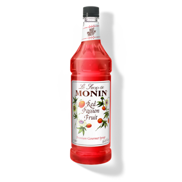 Monin Red Passion Fruit Syrup - Bottle (1L)