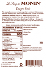 Monin Dragon Fruit Syrup - Bottle (1L) - Image 2