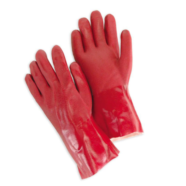 Red, Double Dipped, Sandy Finish