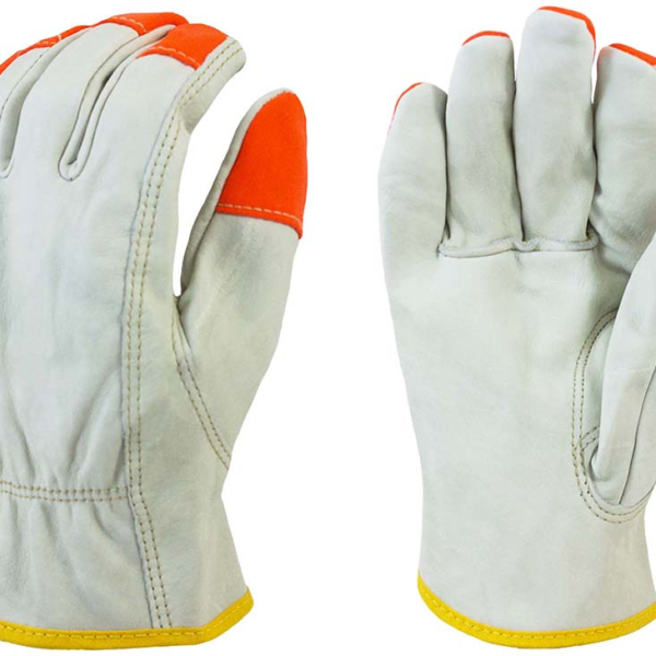 Cow - Unlined Grain Leather, Shirred Elastic Back, Keystone Thumb