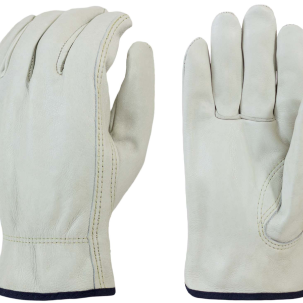 Cow - Unlined Grain Leather, Shirred Elastic Back, Keystone Thumb