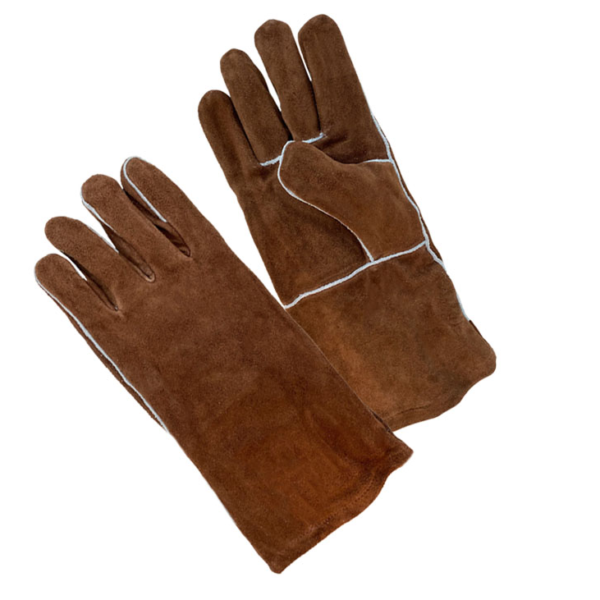 Gloves Russet, Side Leather