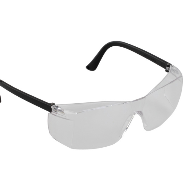 Safety Glasses Dragon, Clear Lens, Black Frame, 12 ea/box