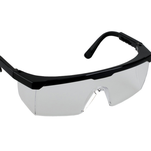 Safety Glasses Valiant, Clear Lens, Black Frame, 12 ea/box