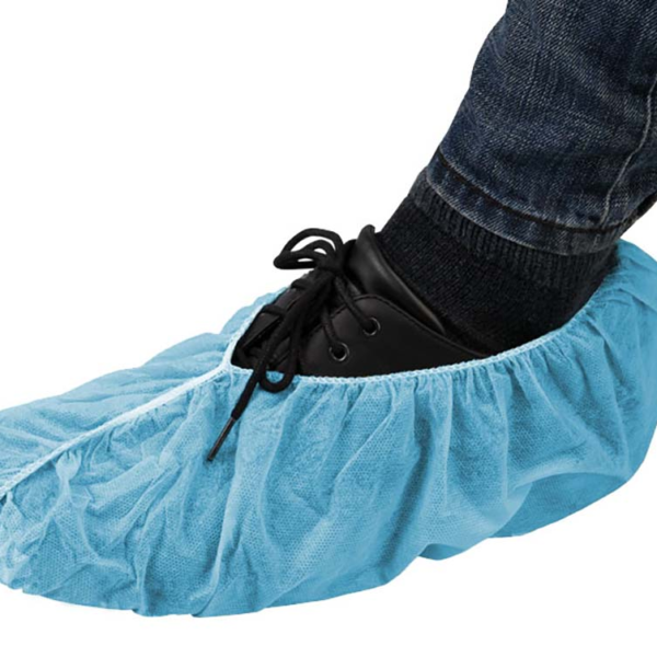 Shoe Covers Blue Polypropylene Shoe Covers, 100/bag [Universal Size]