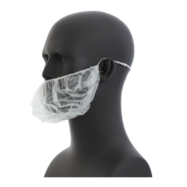 Beard Covers Universal size, White, 100/bag