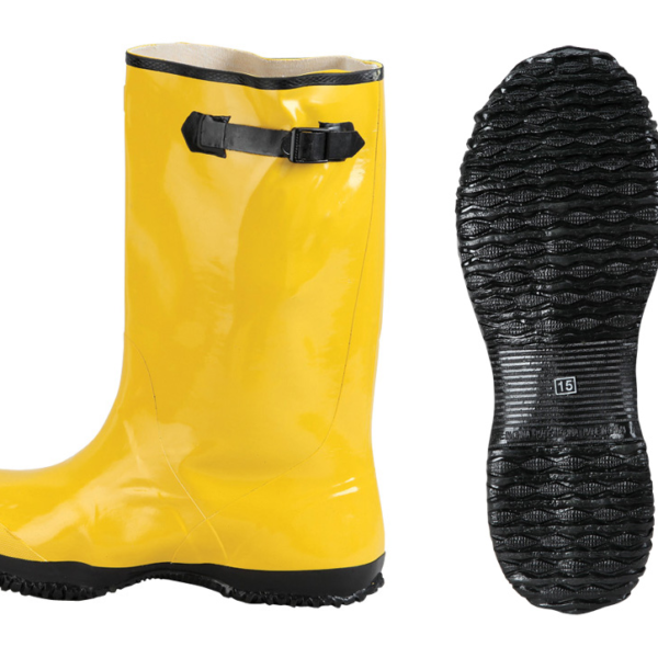 Boots Yellow Rubber Slush Boots, 17", Over the Shoe [size: 7 - 18]