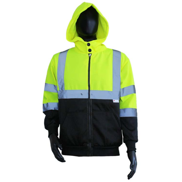 Sweatshirts Class 3 Hooded Sweatchirt, Full Zipper Front, 2 Pockets, 2 Button Top [size: S-6X]