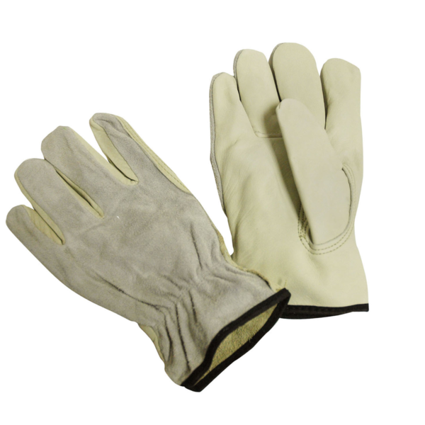 Cow - Unlined Grain Leather, Shirred Elastic Back, Keystone Thumb