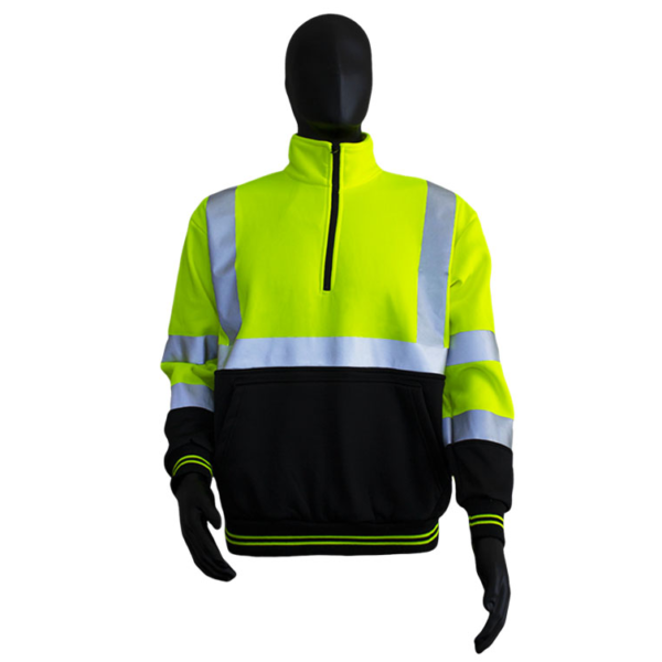 Sweatshirts Class 3 Hooded Sweatshirt, 1/4 Zipper Front, Kangaroo Pocket [size: S-6X]