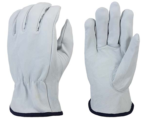 Goat - Unlined Grain Leather, Shirred Elastic Back