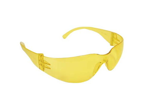 Safety Glasses I-Shield, Amber Lens, Amber Frame, 12 ea/box