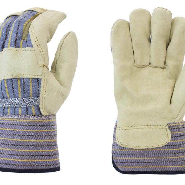 Pig Grain Leather Palm Gloves