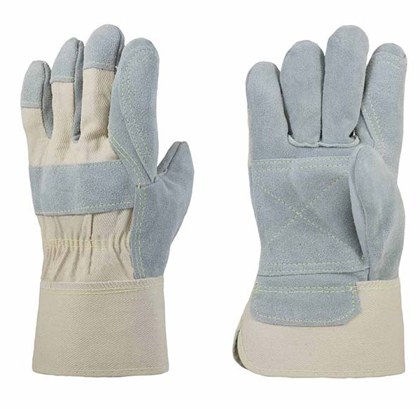 White Fabric, Sewn with Kevlar®, Rubberized Cuff