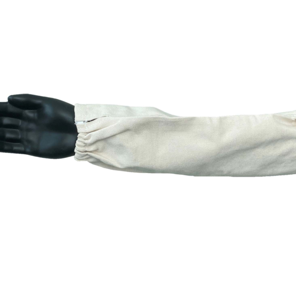 Canvas Aprons & Sleeves Heavy Weight Canvas Duck Sleeves, 18", Snap at Wrist and Elastic at Bicep