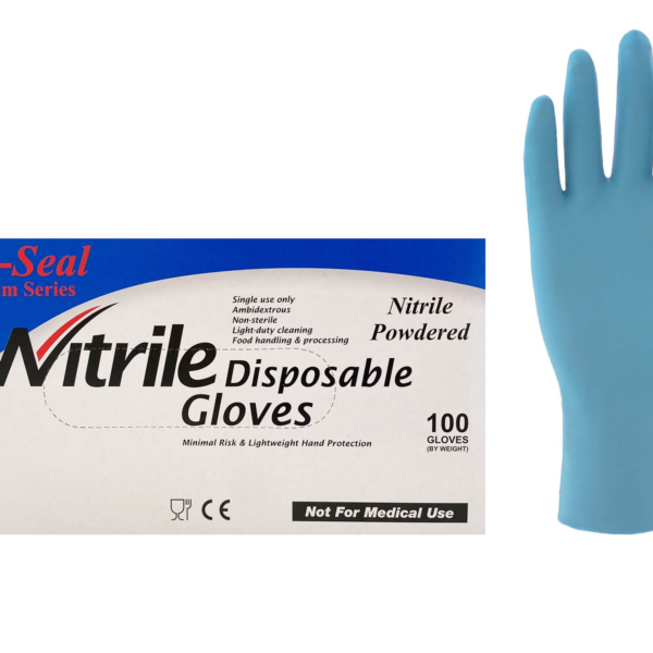 Disposable Gloves Nitrile (Blue)