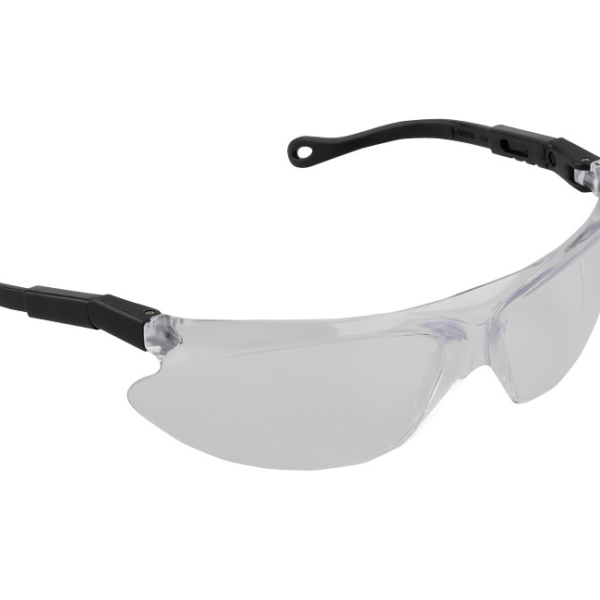 Safety Glasses Squire-C, Clear Lens, Black Frame, 12 ea/box