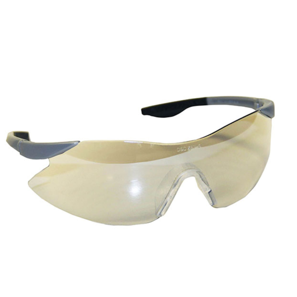 Safety Glasses Commandor, Mirror Tinted Lens, Black Frame, Adjustable Temples, 12 ea/box