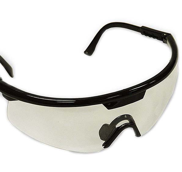 Safety Glasses Gladiator, Clear Lens, Black Frame, 12 ea/box