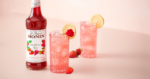 Monin Strawberry Rose Syrup - Bottle (750mL) - Image 4