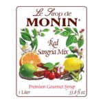 Monin Sangria Mix Red Syrup - Bottle (1L) - Image 2