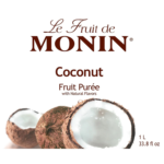 Monin Coconut Fruit Puree - Bottle (1L) - Image 2